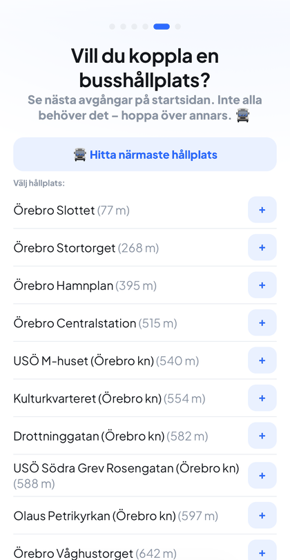 Koppla restid